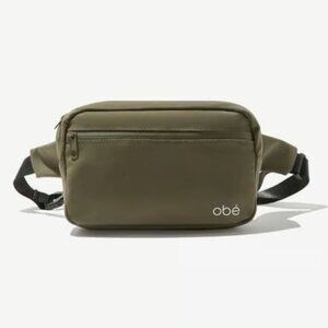 Obè x fabfitfun waist fanny pack Fanny Pack belt Bag olive green fitness purse